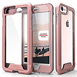 Zizo ION Cover for iPhone 7 Case [0.33MM 9H Tempered Glass Screen Protector] Shockproof Protection and [Impact Dispersion Technology]