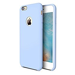 iPhone 6s Case, TORRAS [Love Series] Liquid Silicone Rubber iPhone 6 6S Shockproof Case with Soft Microfiber Cloth Cushion (4.7 inches)- Light Blue