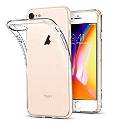 iPhone 8 Case, iPhone 7 Case, ESR Crystal Transparent Clear Flexible Soft Gel TPU Cover Shell [Support Wireless Charging] [Slim Fit] for Apple 4.7″ iPhone 8(2017 Release)/iPhone 7(2016)(Jelly Clear)