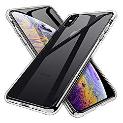 INGLE for iPhone Xs Max Case,Ultra [Slim Thin] TPU Silicone Soft TPU Protective case Cover – Clear