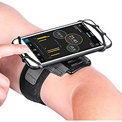 Newppon 180° Rotatable Running Phone Armband :with Key Holder for Apple iPhone Xs Max XR X 8 7 6 6S Plus Samsung Galaxy S9+ S9 S8 S7 S6 Edge Note 8 Google Pixel LG,for Sports Workout Exercise Jogging