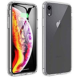 iPhone XR Cases, Amuoc Compatible with iPhone XR Case Clear Anti-Scratch Shock Absorption XR Case 6.1 Inch – Crystal Clear Case